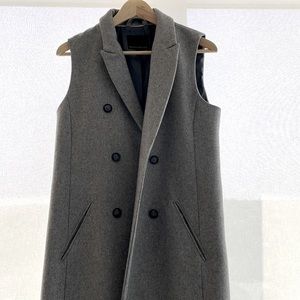 Grey wool Banana Republic vest
